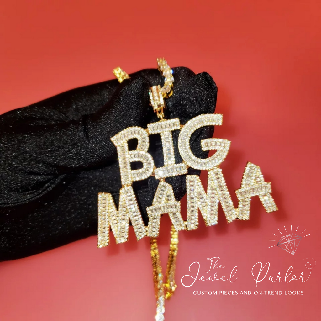 Icy Baguette Custom Nameplate