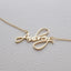 CURSIVE Font Name Necklace Personalized Custom