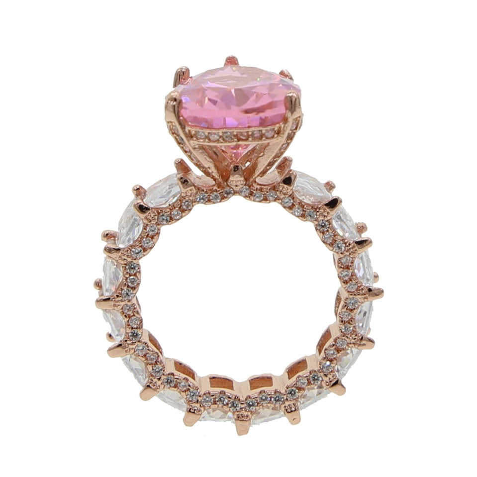 Wifey Material Pink and Rose Gold Ring