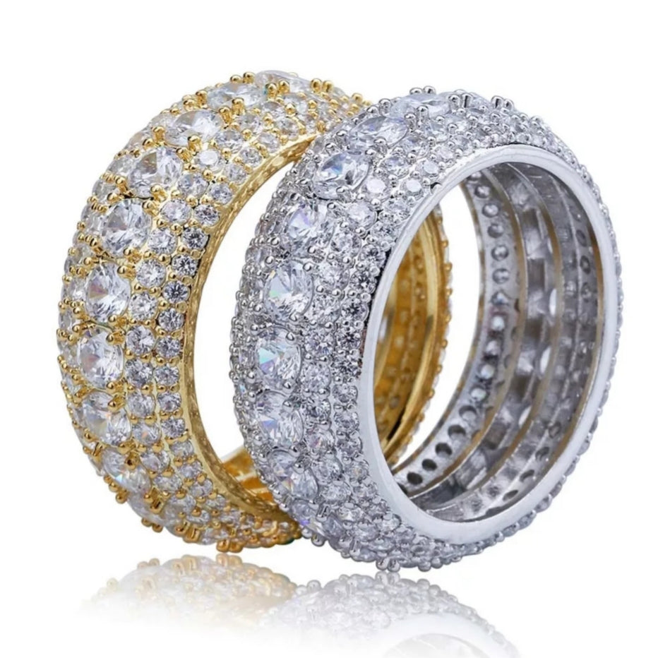 King Georgina the Fifth Pavé Ring