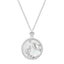 Mother of Pearl Star Sign Horoscope Zodiac Necklace in Silver