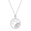 Mother of Pearl Star Sign Horoscope Zodiac Necklace in Silver