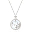 Mother of Pearl Star Sign Horoscope Zodiac Necklace in Silver