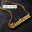 OLD ENGLISH Font Name Necklace Personalized Custom