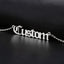 OLD ENGLISH Font Name Necklace Personalized Custom