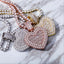 Sweetheart Memory Photo Locket Baguette Pendant