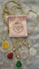 Happy Buddha + Baguettes Necklace • 5 Colors