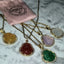 Happy Buddha + Baguettes Necklace • 5 Colors