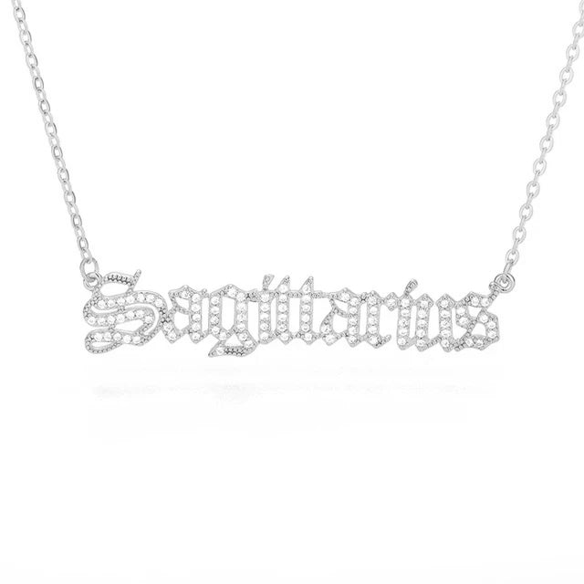 Crystal Astrology Zodiac Necklace