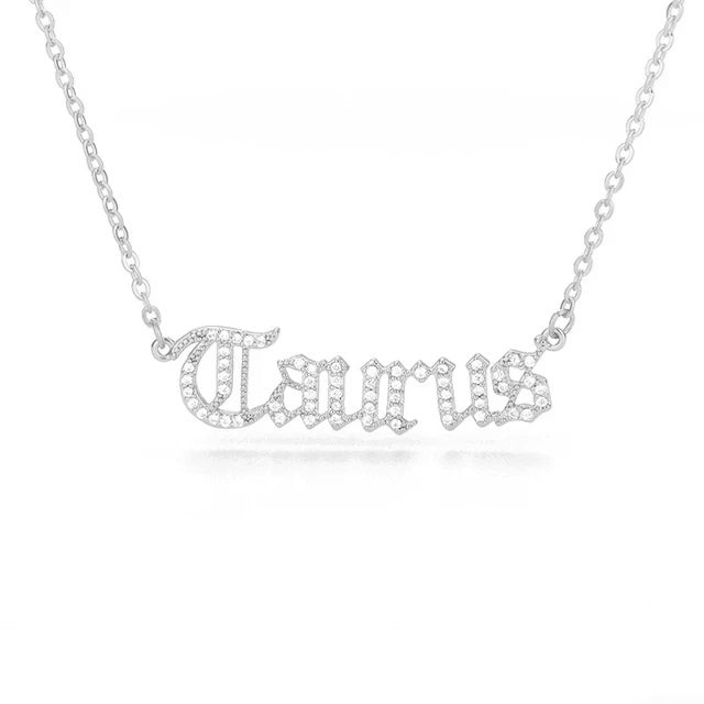 Crystal Astrology Zodiac Necklace