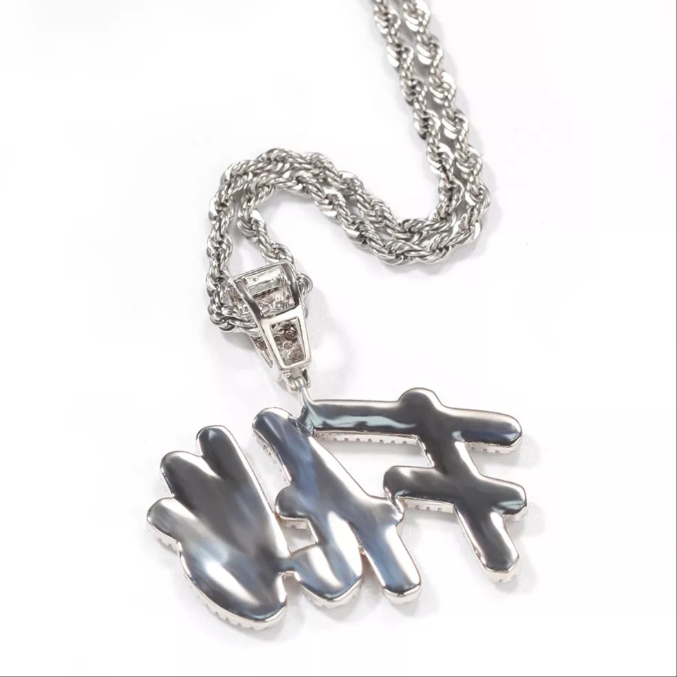 Stacked Layer Icy Custom Name Necklace