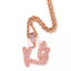 Stacked Layer Icy Custom Name Necklace