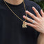 Stacked Layer Icy Custom Name Necklace