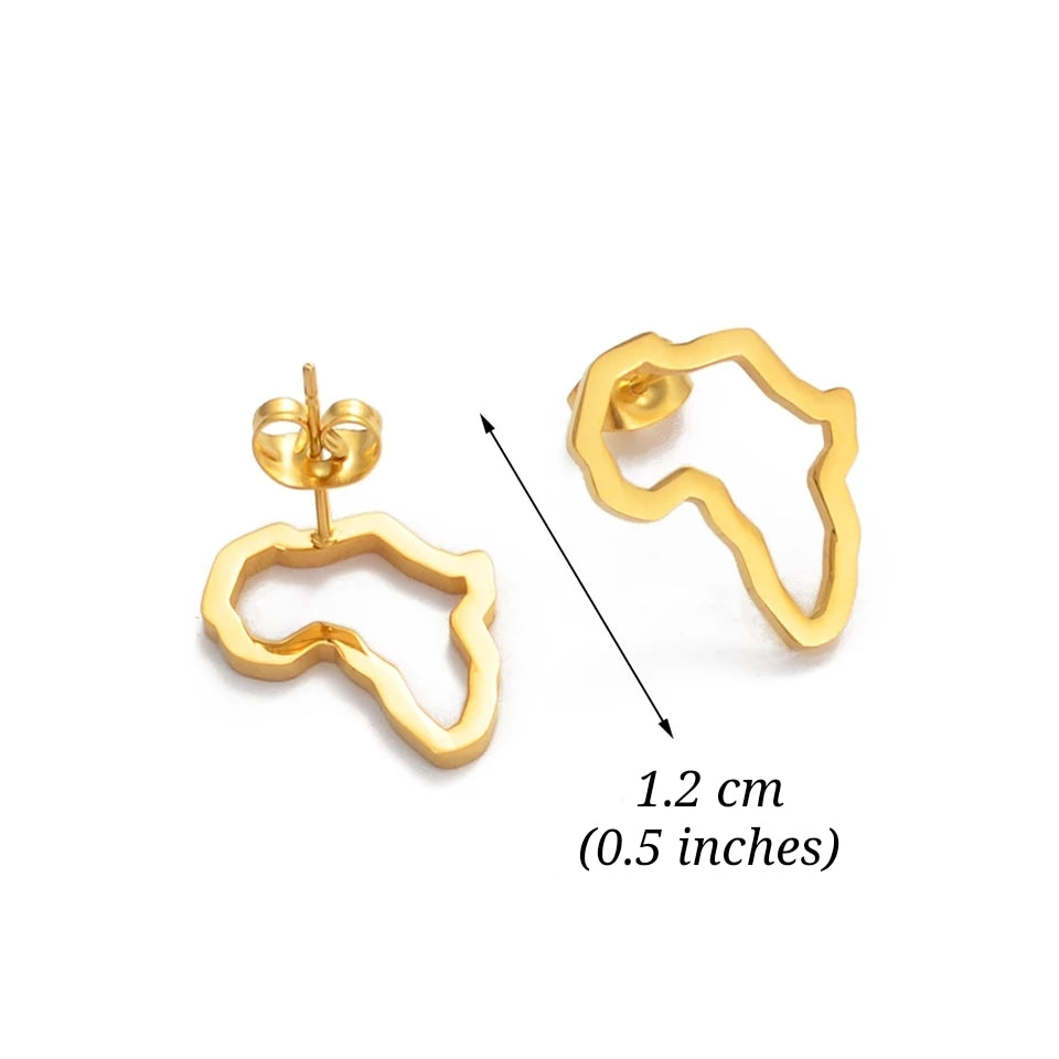 Amodo Africa Stud Earrings + Push Back Post