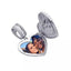 Sweetheart Memory Photo Locket Baguette Pendant