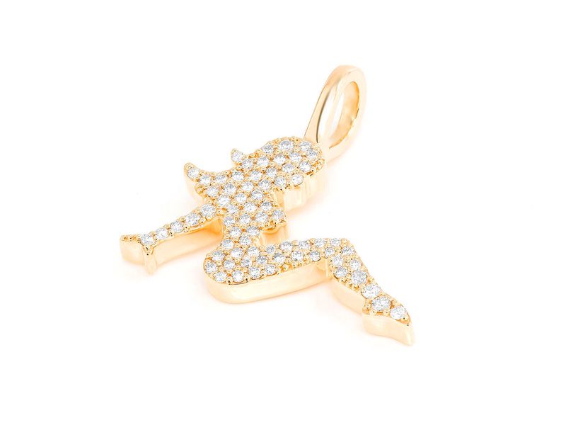 Vixen Pinup Girl Mudflap Necklace