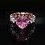 Wifey Material Heart Pink and Rose Gold Ring