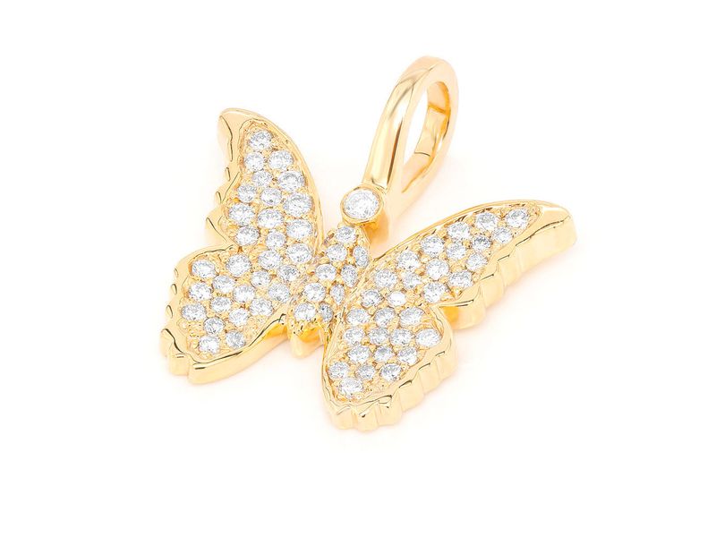 Laila Butterfly Pendant • Sterling or Vermeil