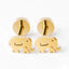 Minimalist Baby Elephant Earrings + Screw Back Post