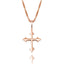 925 Sterling Gothic Crystal Cross