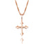 Gothic Crystal Cross • Sterling or Vermeil