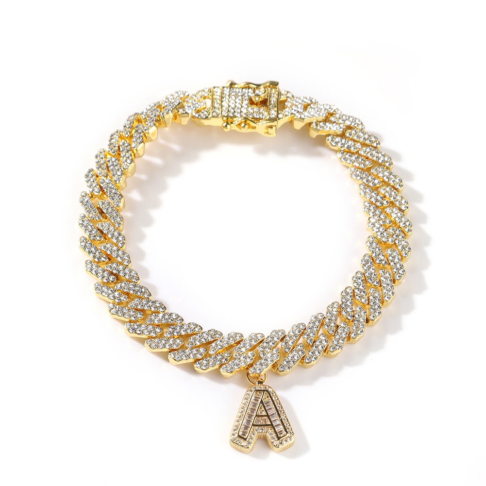 Baguette Charm Bracelet or Anklet
