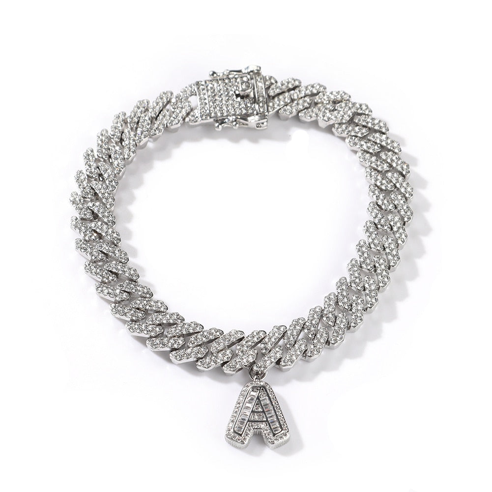 Baguette Charm Bracelet or Anklet