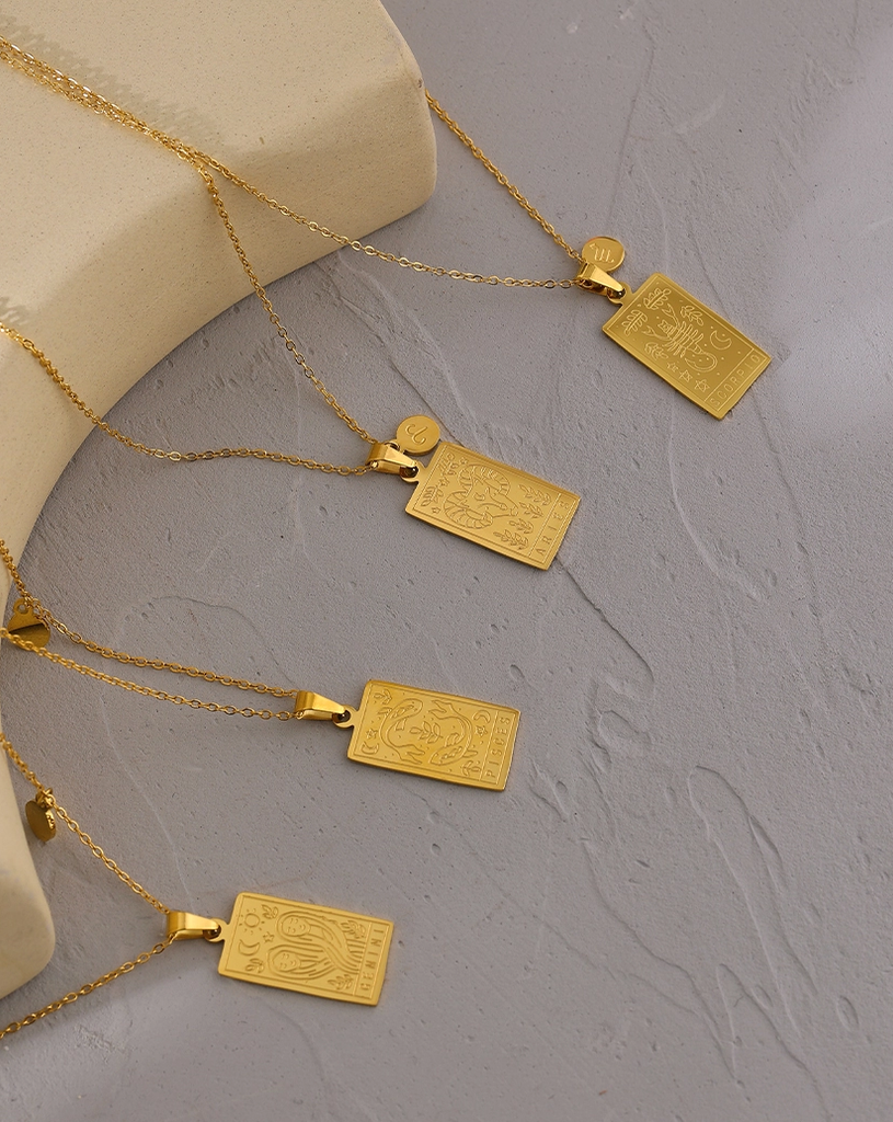 Gold-filled Astrology Zodiac Necklace