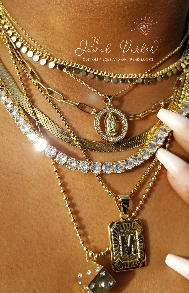5MM Herringbone Snake Chain • Gold or Silver