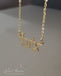 HEBREW Script שם עברי Name Necklace  Personalized Custom