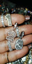 Mini Baguette Number Pendant