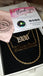 Gold-filled Name + Birth Year + Rope Chain Necklace Set