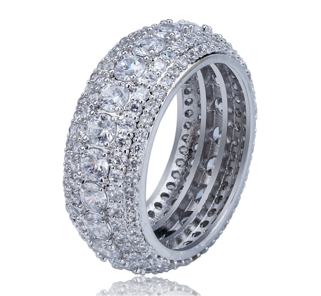 King Georgina the Fifth Pavé Ring