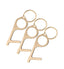 Brass Door Opener Hygiene Key + Hand Tool Keychain