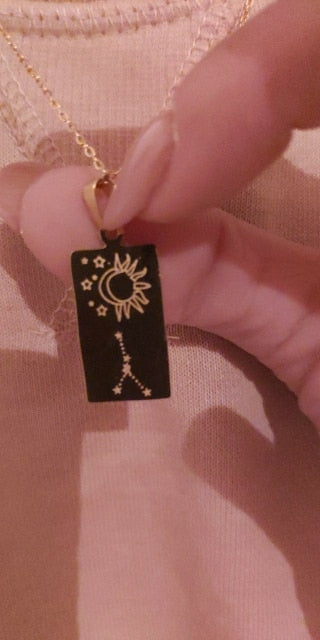 Gold-filled Astrology Zodiac Necklace