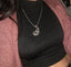 Crystal Bouclé Initial Letter Pendant