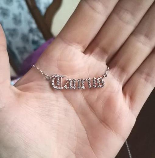 Crystal Astrology Zodiac Necklace