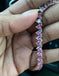 5MM Pink Rose Gold Heart Tennis Chain