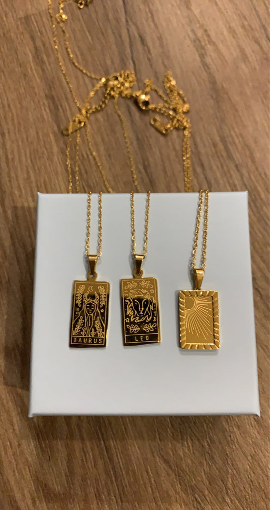 Gold-filled Astrology Zodiac Necklace