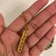 Buddhist Mantra Bar Necklace