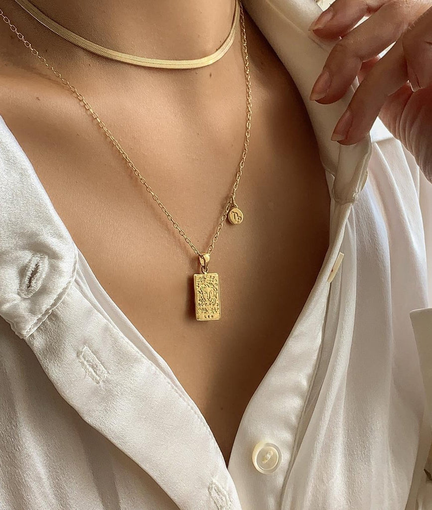 Gold-filled Astrology Zodiac Necklace