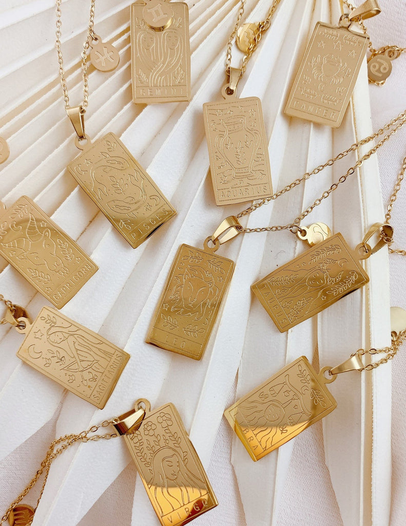 Gold-filled Astrology Zodiac Necklace