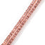 Serena Pink Ice + Rose Gold Tennis Chain Necklace