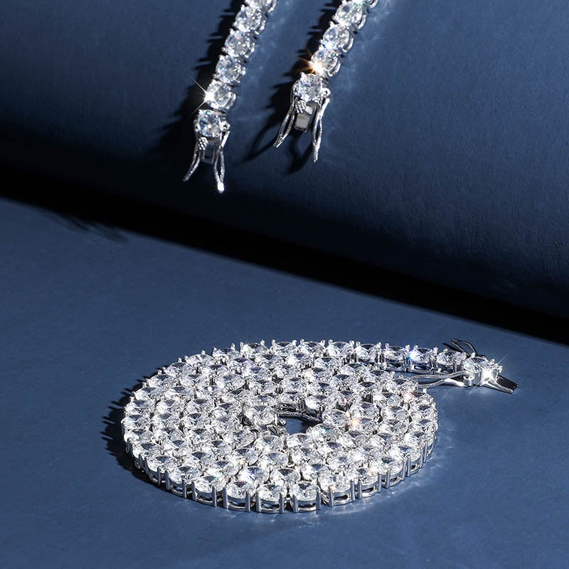 Bianca 6MM Tennis Chain • Sterling Silver or Gold