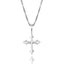 Gothic Crystal Cross • Sterling or Vermeil