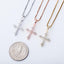 Gothic Crystal Cross • Sterling or Vermeil