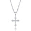Gothic Crystal Cross • Sterling or Vermeil