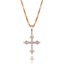 Gothic Crystal Cross • Sterling or Vermeil