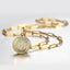 Round Monogram Initial Lariat Pendant Necklace