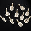 Mini Baguette Number Pendant